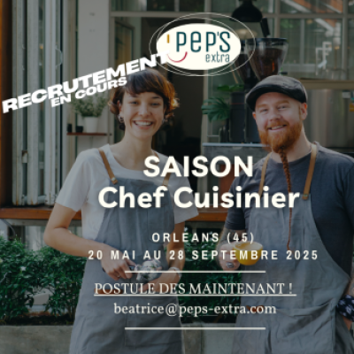 Saisonnier : Chef cuisinier 20 mai au 28 Sept 2025